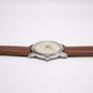 1970s Swiss Candino Automatic Silver Sunburst Men's Wrist-Watch