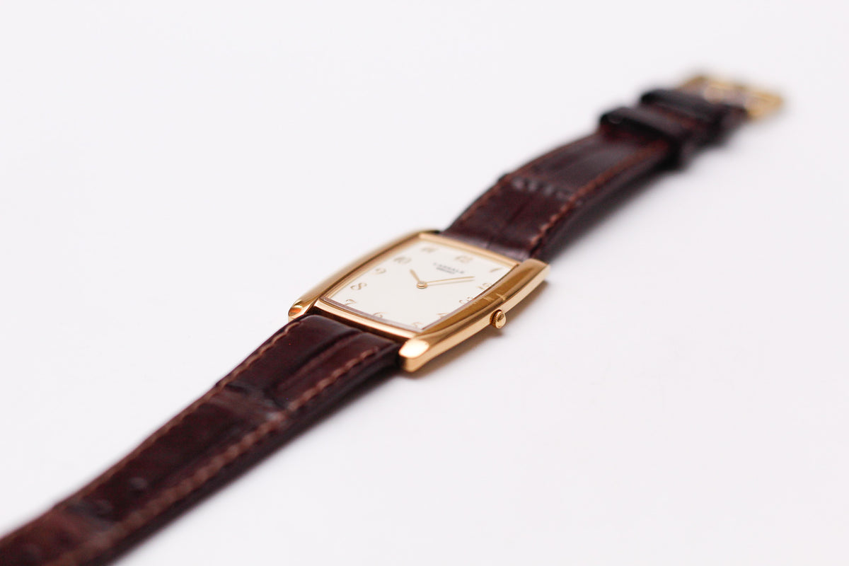 1986 Seiko Lassale Breguet Numeral Dial Tank Men's Wrist-Watch