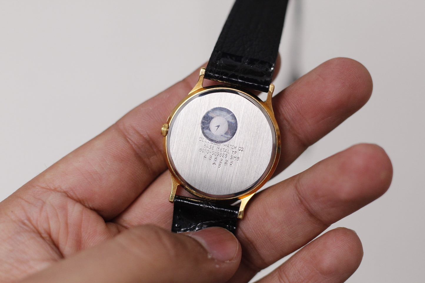 1994 Citizen Quartz Inky Black Dial Men's Wrist-Watch W/Tag