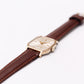 [Serviced] 1967 Bulova Mechanical Champagne Sunburst Dial Men's Wrist-Watch