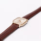 [Serviced] 1967 Bulova Mechanical Champagne Sunburst Dial Men's Wrist-Watch