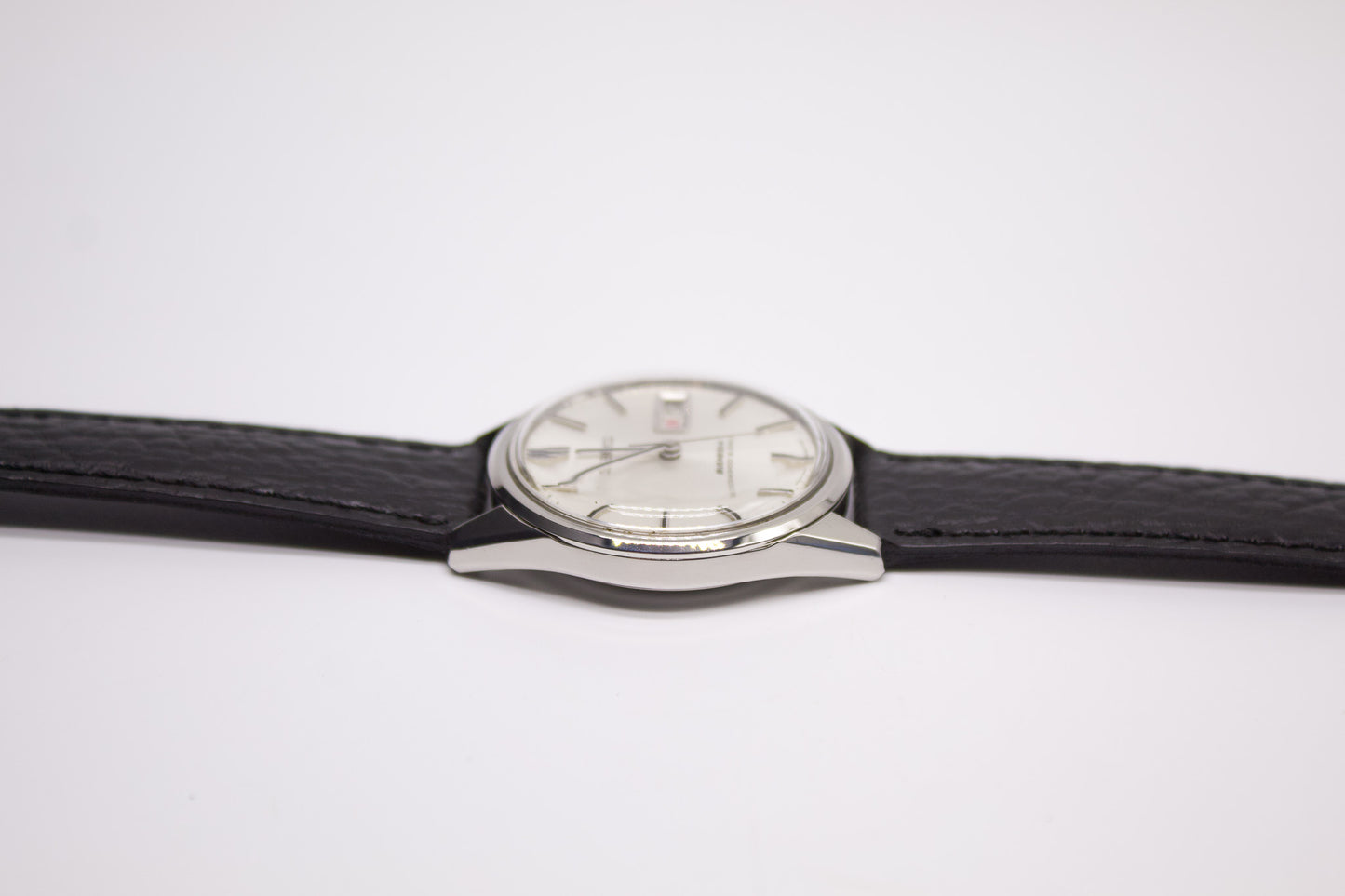 [Serviced] 1967 Seiko Business-A Silver Sunburst Dial Men's Wrist-Watch