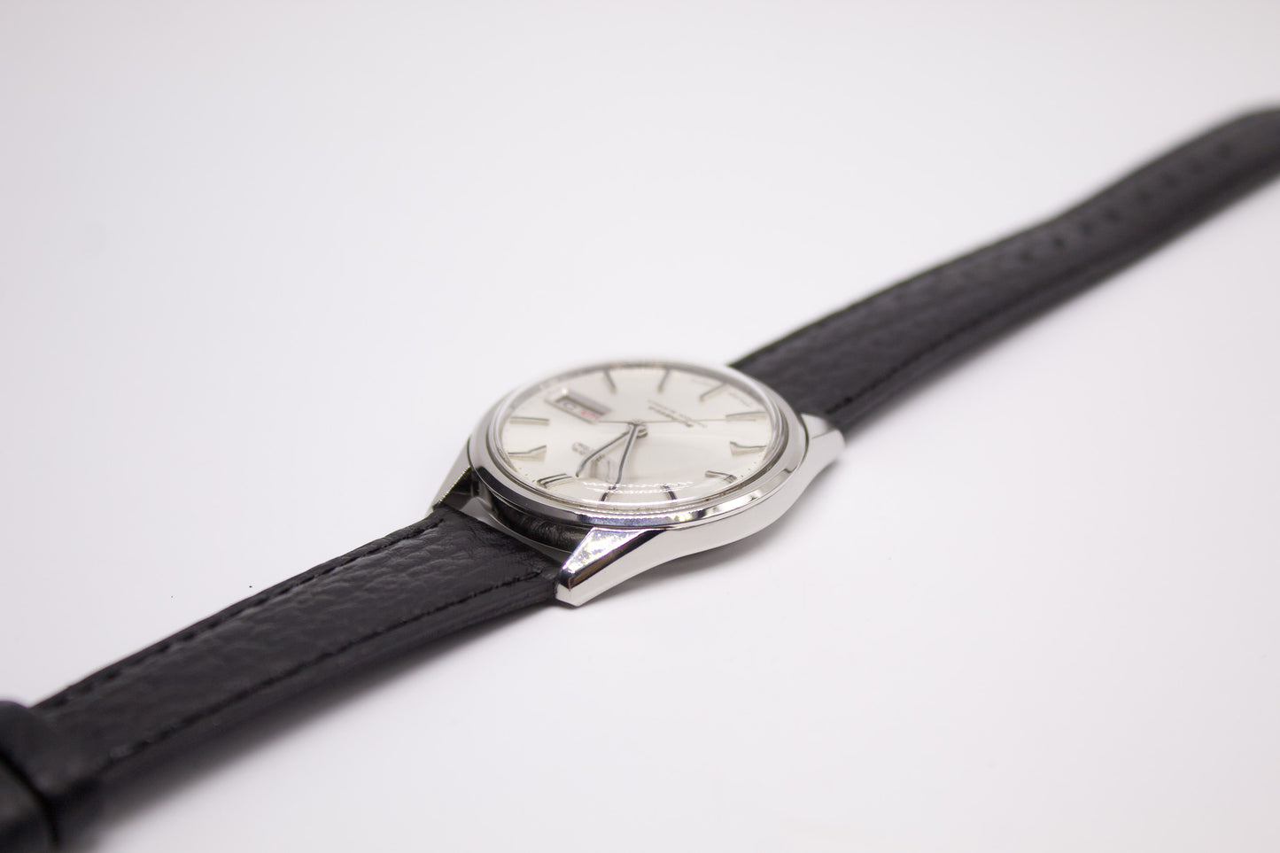 [Serviced] 1967 Seiko Business-A Silver Sunburst Dial Men's Wrist-Watch