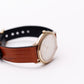 1992 Seiko Spirit Light Cream Dial Medallion Bezel Men's Wrist-Watch