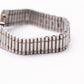 1985 Seiko Quartz ARC Silver Sunburst Dial Two Tone Case Men's Wrist-Watch