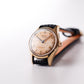 [Serviced] 1950s Benrus Automatic Orange Patina Dial Men's Wrist-Watch
