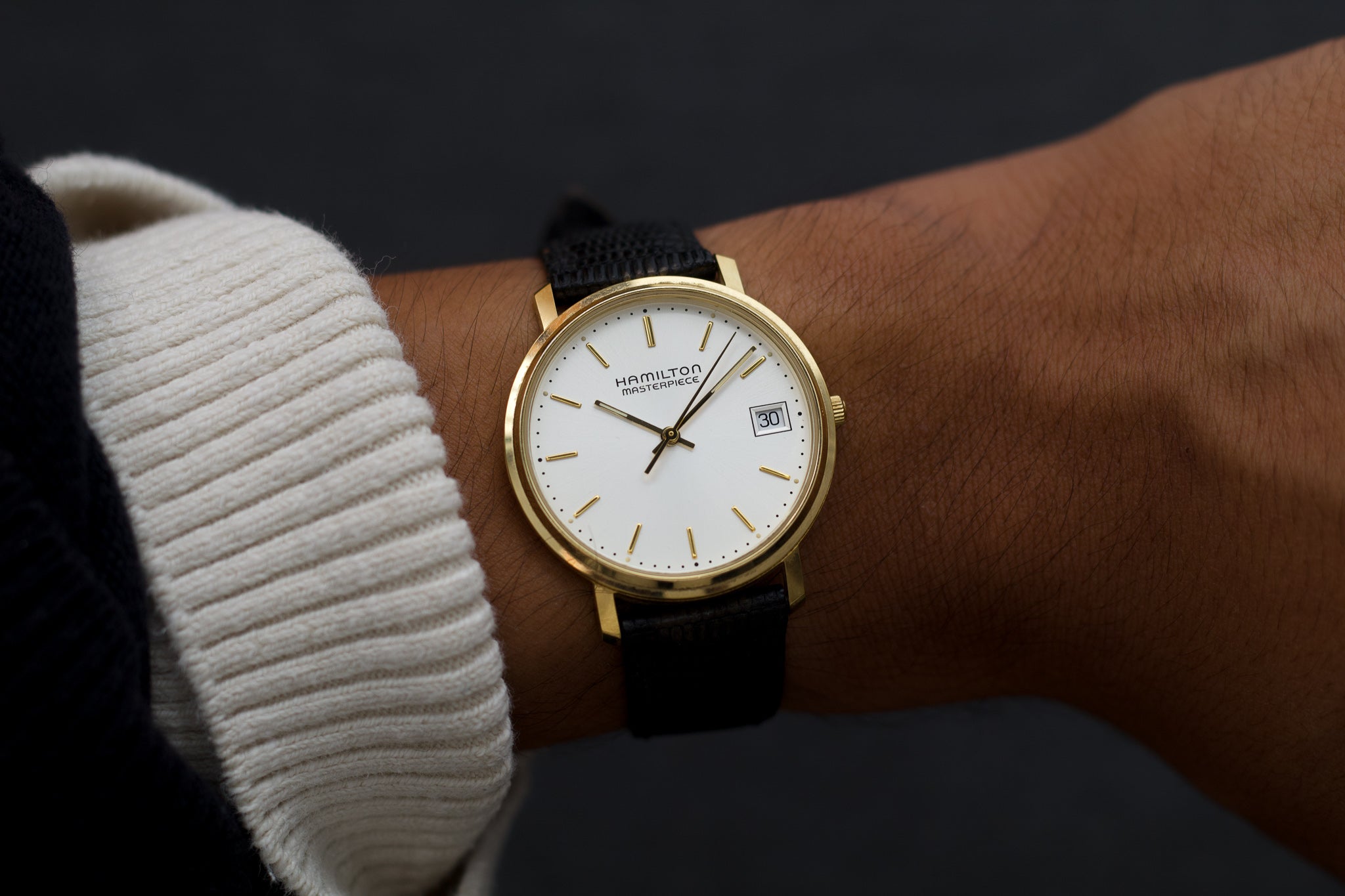 Hamilton masterpiece quartz watch sale