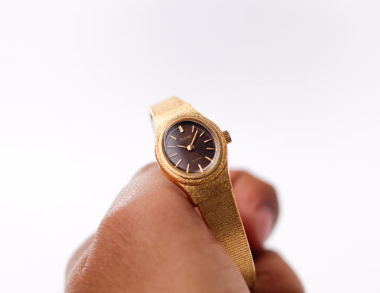 1982 Pulsar Quartz Chocolate Sunburst Dial Ladies' Wrist-Watch