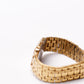 1990s Bulova Quartz Straight Grain Golden Dial Men's Wrist-Watch