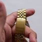 1995 Citizen Quartz Marine Blue Sunburst Dial 'Baby Day-Date'