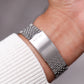 1995 Seiko Spirit Silver Textured Men's Sports Wrist-Watch