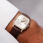 [Serviced] 1967 Bulova Mechanical Champagne Sunburst Dial Men's Wrist-Watch