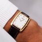 1986 Seiko Lassale Breguet Numeral Dial Tank Men's Wrist-Watch