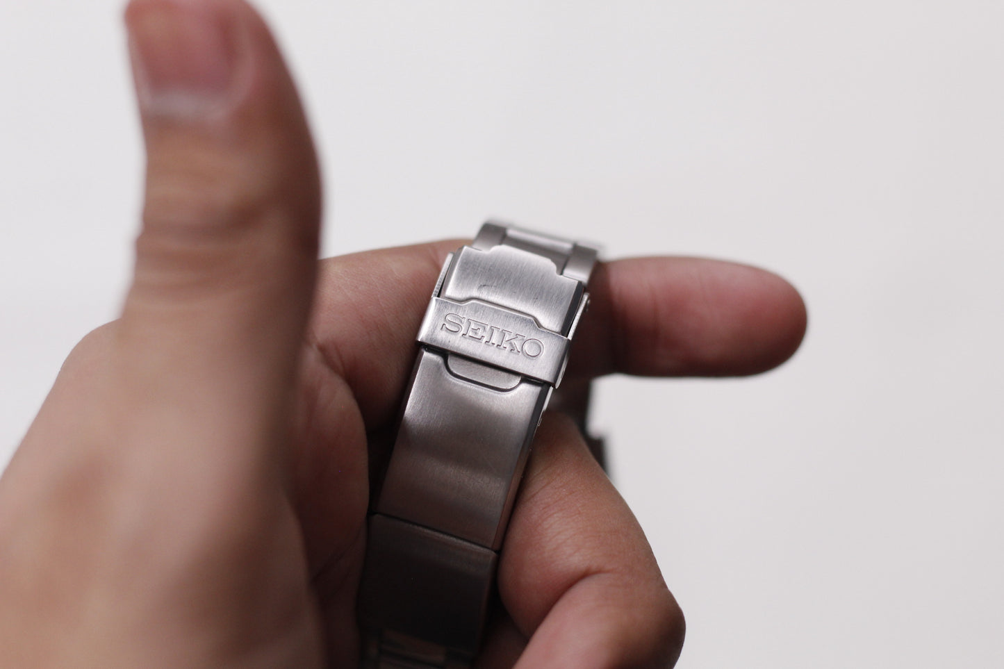 2000 Seiko Automatic 'Baby Submariner' Matte Black Dial Men's Wrist-Watch