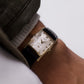 [Serviced] 1950s Elgin 19 Fancy Lugs Art Deco Men's Wrist-Watch