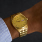 1985 Near-Mint Seiko Quartz Gold Tone Men's Watch W/Box