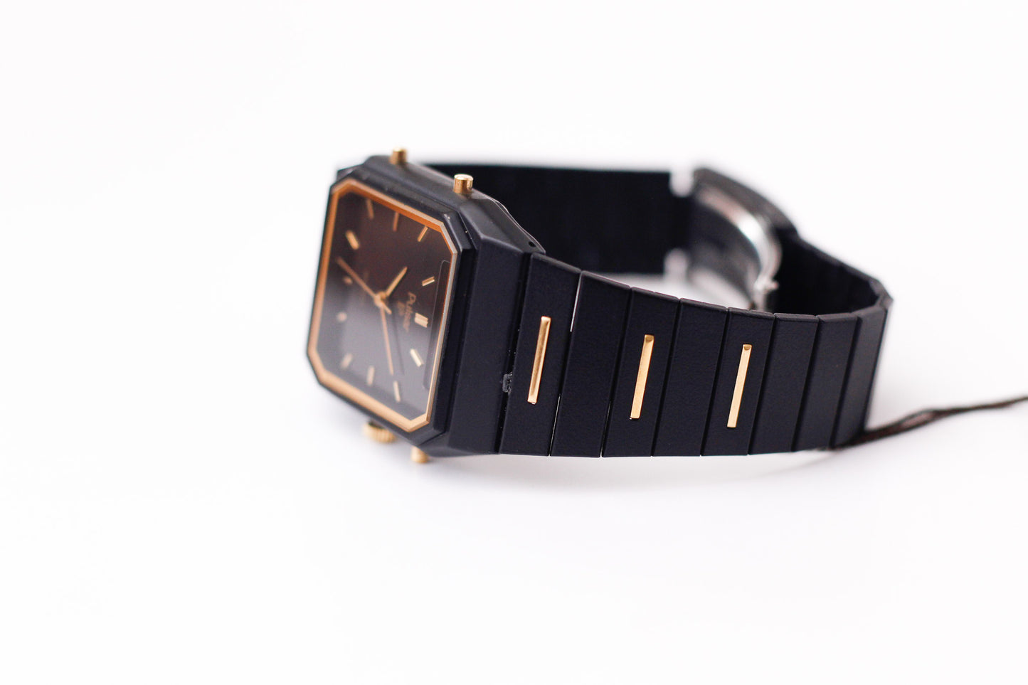 [Near Mint] 1986 Pulsar Quartz Ana-Digi Deep Black Dial Men's Wrist-Watch W/Box
