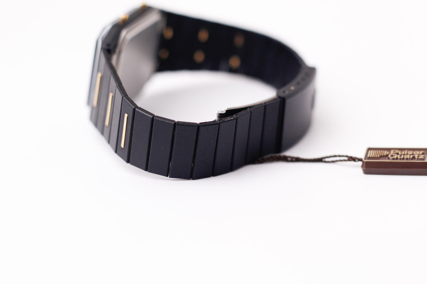 [Near Mint] 1986 Pulsar Quartz Ana-Digi Deep Black Dial Men's Wrist-Watch W/Box