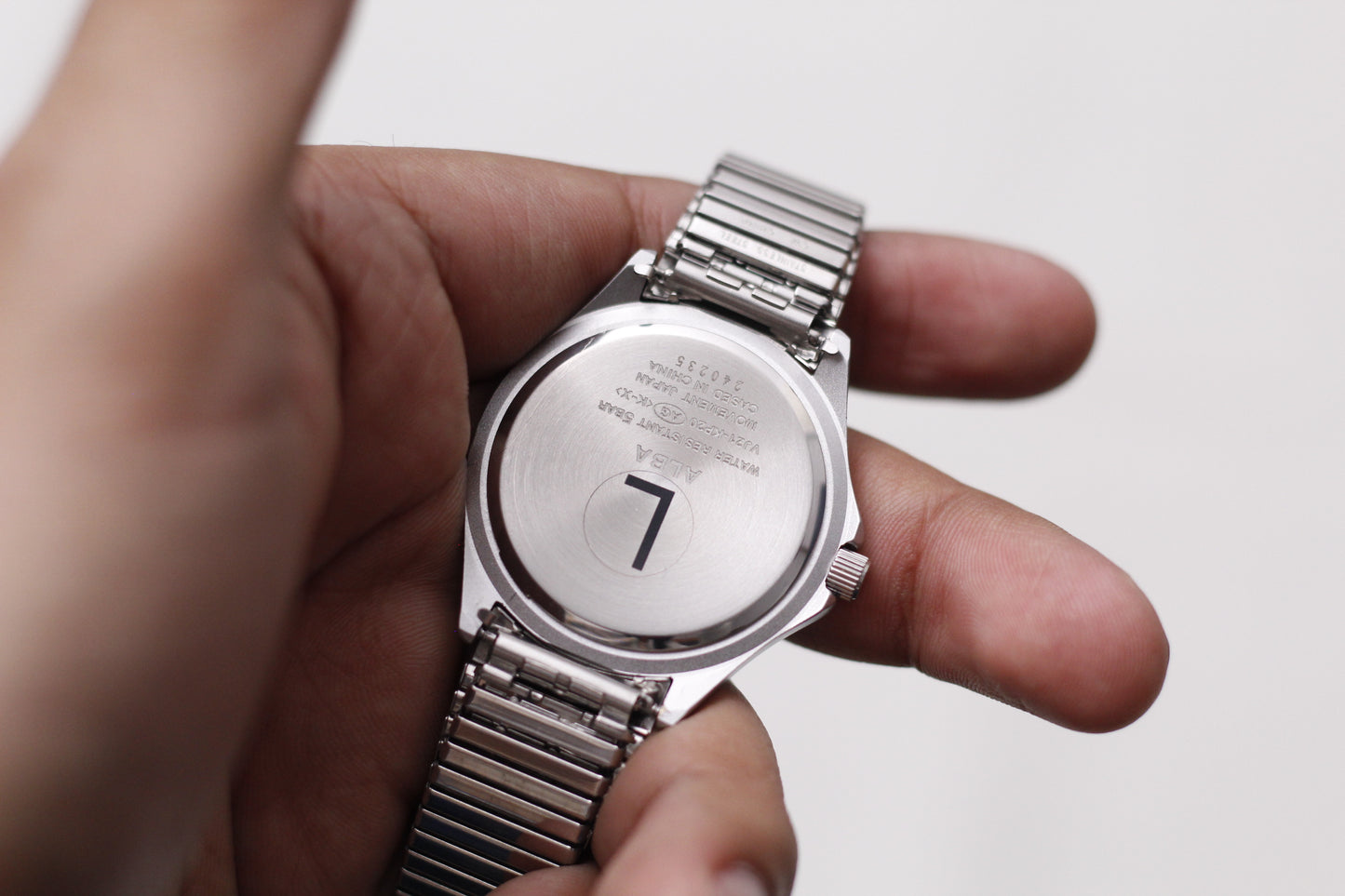 [Near Mint] 2002 Alba 'Flashlight' Field Watch Quartz Men's Wrist-Watch