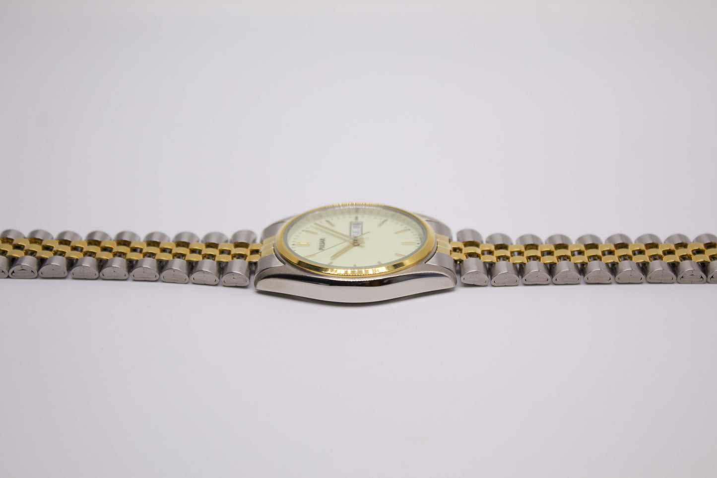 [Mint] 2006 Pulsar Quartz 'Flashlight Dial' Two Tone Men's Wrist-Watch