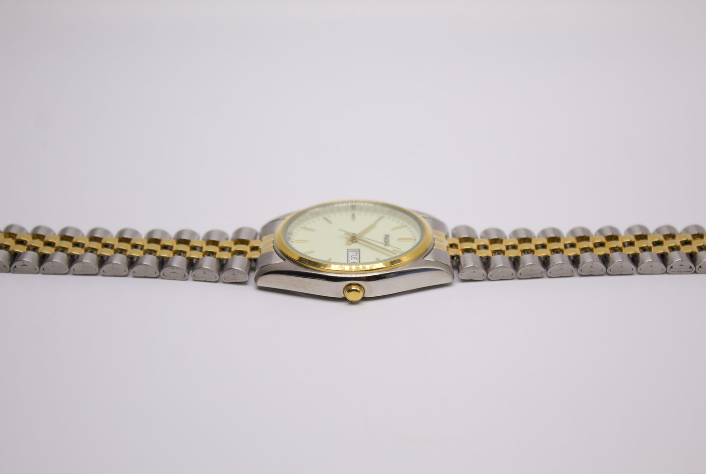 [Mint] 2006 Pulsar Quartz 'Flashlight Dial' Two Tone Men's Wrist-Watch
