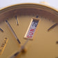 1985 Near-Mint Seiko Quartz Gold Tone Men's Watch W/Box