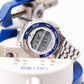 1983 Seiko Quartz Digital 'Rotocall' Blue Bezel Men's Wrist-Watch