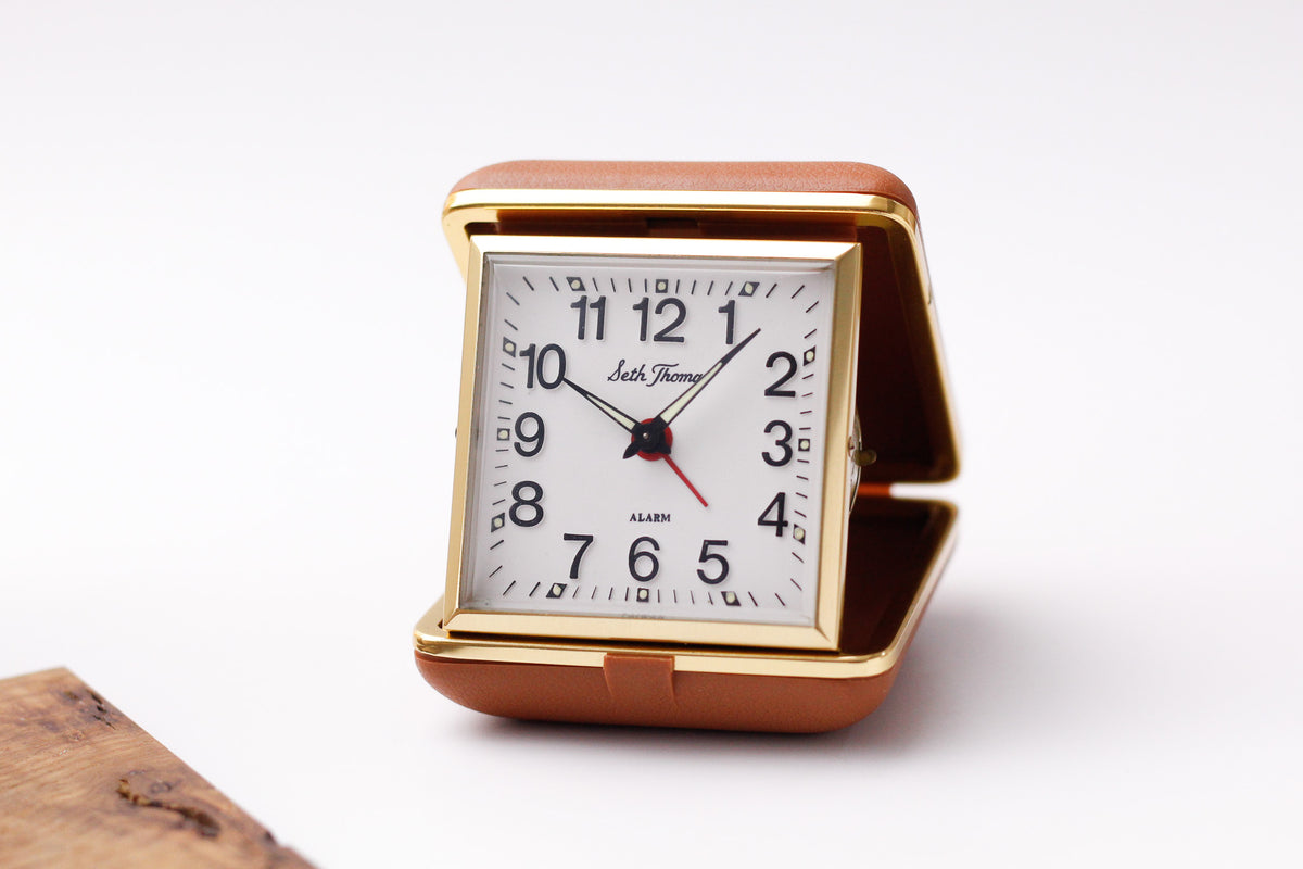 1970s Seth Thomas Mechanical Travel Alarm-Clock