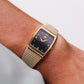 [Near Mint] 1988 Seiko Quartz Baby Galaxy Linear Charcoal Dial Men's Wrist-Watch W/Box