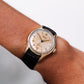 [Serviced] 1950s Benrus Automatic Orange Patina Dial Men's Wrist-Watch