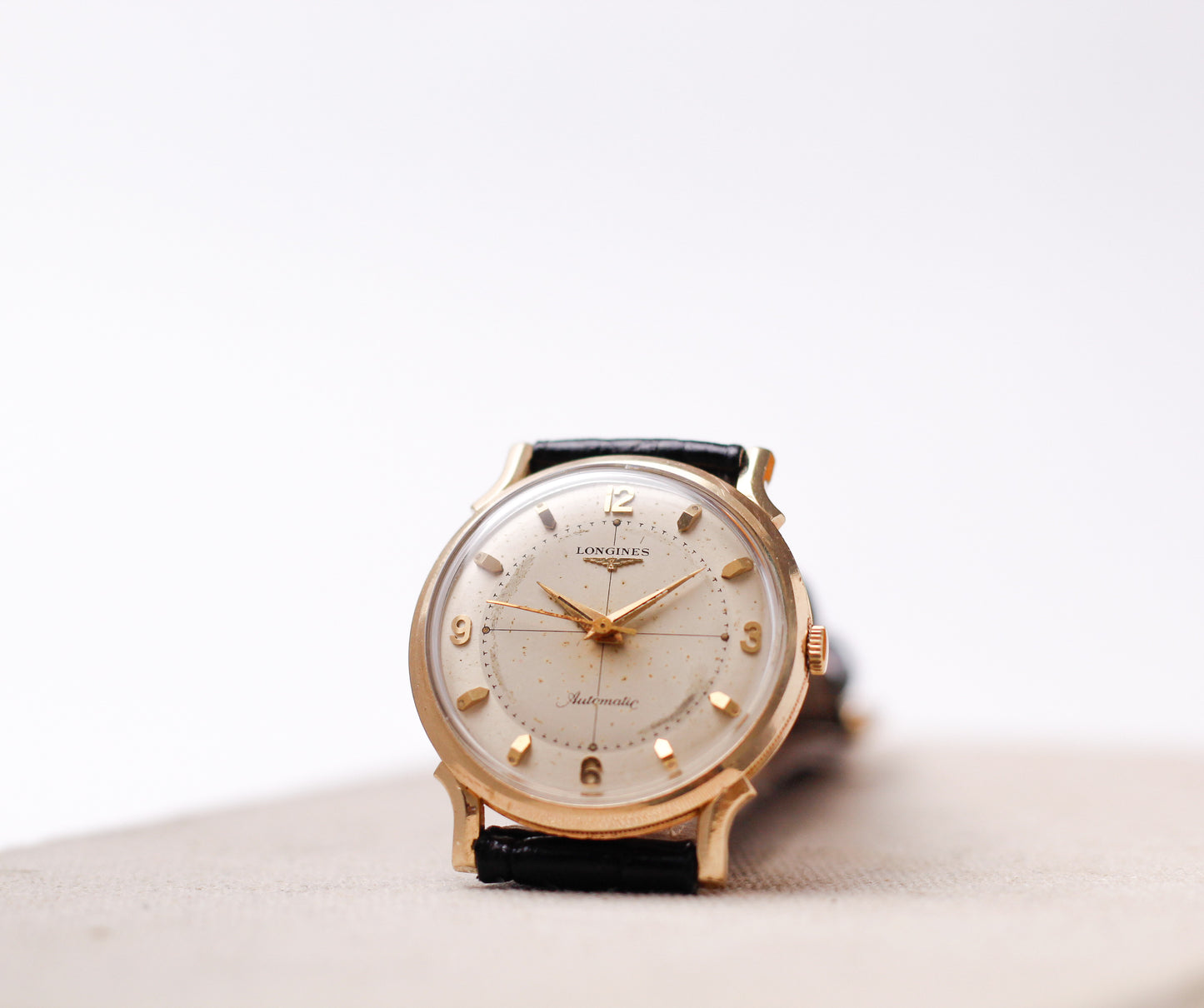 1956 Longines Automatic 10K FIlled Art Deco Case Men's Wrist-Watch