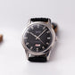 [Serviced] 1960s Gruen Mechanical Day-Date Inky Black Dial Men's Wrist-Watch