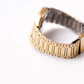 1982 Seiko SQ Golden Waffle Dial 'Baby Santos Tank' Men's Wrist-Watch