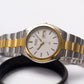1990 Seiko SQ Two Tone Gray Dial Men's Wrist-Watch