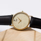 1992 Pulsar Quartz Golden Washi Dial 'Coin Edge Bezel' Men's Wrist-Watch