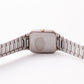 1986 Seiko Quartz Linear Gray Dial Two Tone Tank Men's Wrist-Watch
