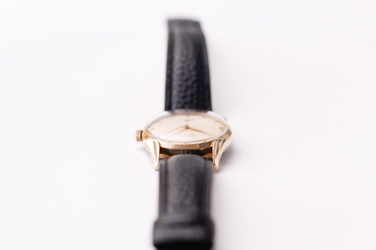 1950s Gruen Precision Mechanical Light Golden Dial Men's Wrist-Watch W/Box