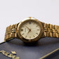 1997 Pulsar Quartz Golden Sunburst Dial Men's Wrist-Watch W/Box & Papers