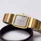 1996 Pulsar 'Tank' Quartz Linear Gray Dial Men's Wrist-Watch