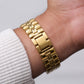 1997 Pulsar Quartz Golden Sunburst Dial Men's Wrist-Watch W/Box & Papers