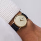 1992 Pulsar Quartz Golden Washi Dial 'Coin Edge Bezel' Men's Wrist-Watch