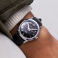 1960s Bulova Caravelle Inky Black Dial Men's Mechanical Wrist-Watch