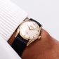 1950s Gruen Precision Mechanical Light Golden Dial Men's Wrist-Watch W/Box