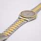 1990 Seiko SQ Two Tone Gray Dial Men's Wrist-Watch