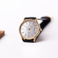 1990s Hamilton Masterpiece Quartz Wavy Silver Dial Men's Wrist-Watch