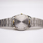 1990 Seiko SQ Two Tone Gray Dial Men's Wrist-Watch