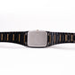 1985 Seiko Quartz Matte Black Dial Two Tone Black Case Men's Wrist-Watch