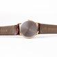 1990 Seiko Quartz Gold Straight Grain Dial Men's Wrist Watch