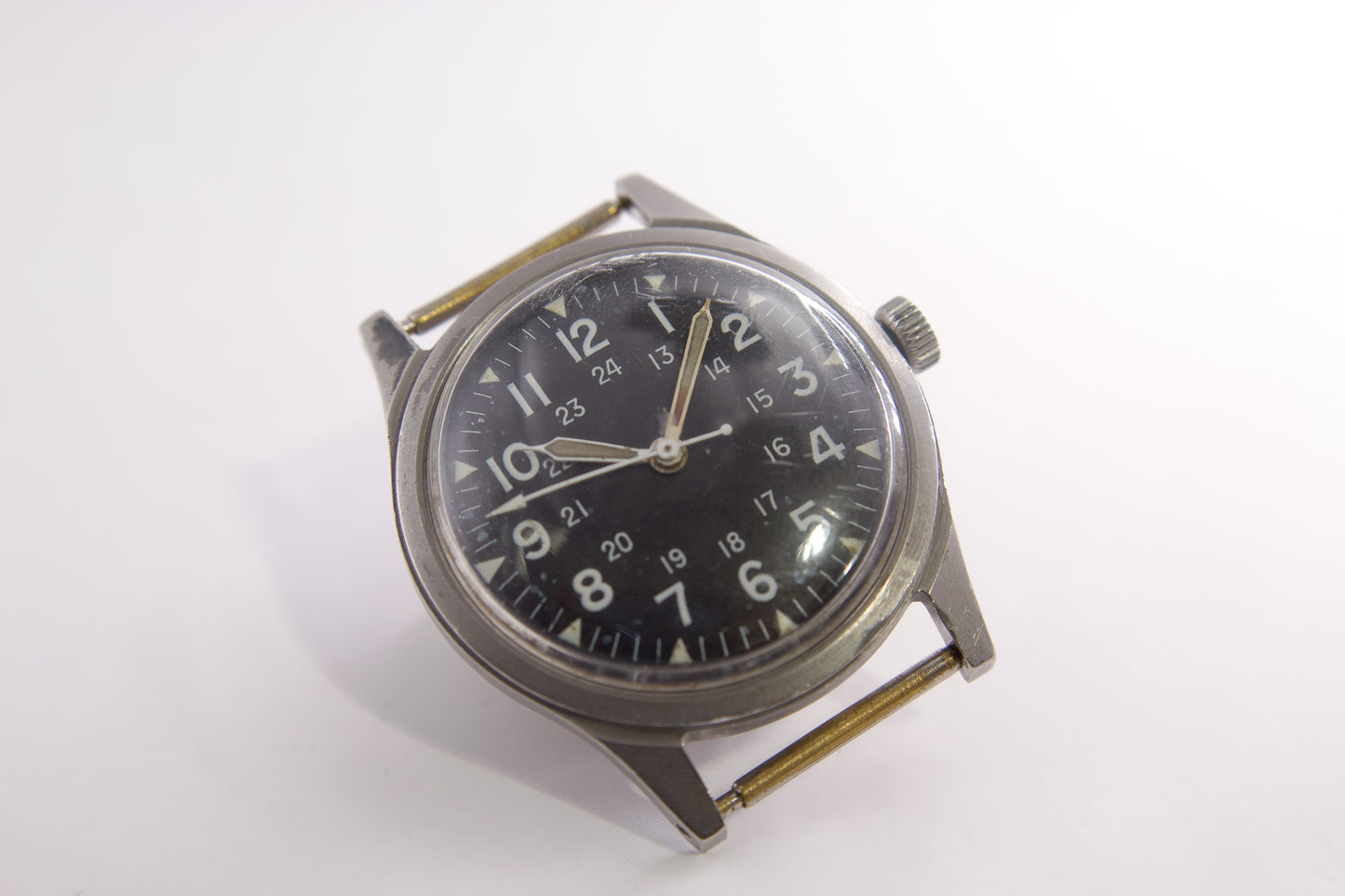 [Serviced] 1965 Vietnam-War Issued Benrus Field Men's Wrist-Watch