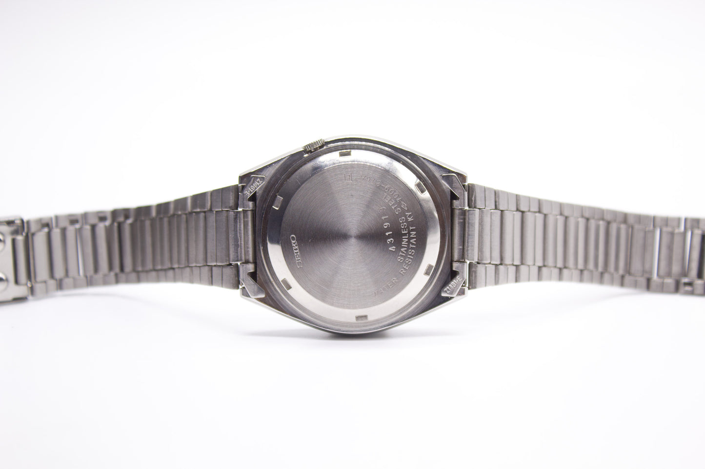 [Near Mint] 1994 Seiko 5 Automatic Silver Sunburst Dial Men's Wrist-Watch